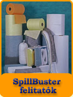 SpillBuster felitat textilek, szorbens anyagok