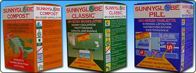 SunnyGlobe komposztgyorst, szennyvzgdr tisztt, lefoly s csatorna tisztt